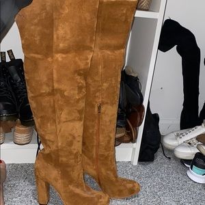 Over the knee thigh high boots